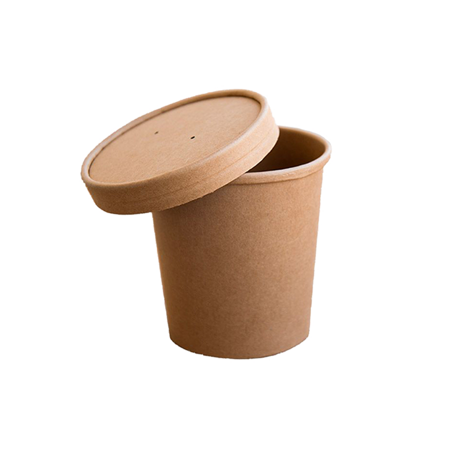 POJEMNIK PAP. KRAFT 12oz/350ml (20x25szt) FI 90 MM